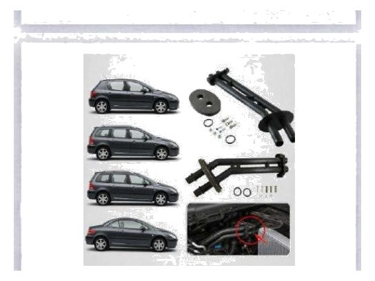 Peugeot 307 307 SW 307 Break 307 CC Kalorifer Borusu