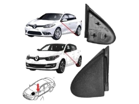 Fluence Megane 3 Ayna Kenar Üçgeni Plastiği Sol