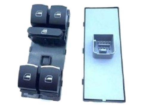 Volkswagen Golf VI - Jetta IV - Passat - Touran Cam Açma Anahtarı - Sol Nikelajlı