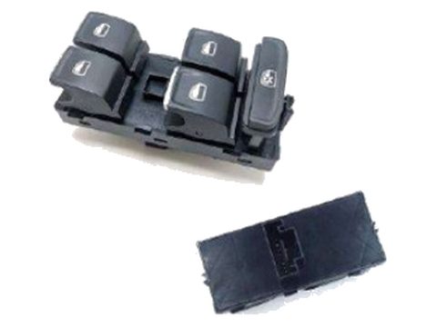 Audi - Seat - Skoda - Volkswagen Cam Açma Düğmesi - 4'lü - Krom
