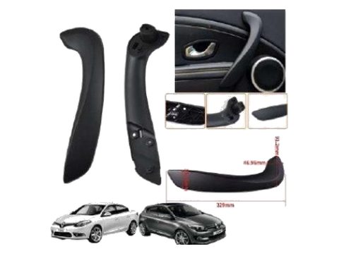 Fluence Megane 3 Kapı Kapı İç Kol Tutamağı Sol Siyah Alt Ve Üst Parça