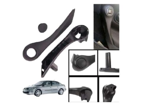 Megane 2 Kapı İç Çekme Kolçak Sağ Taraf Siyah
