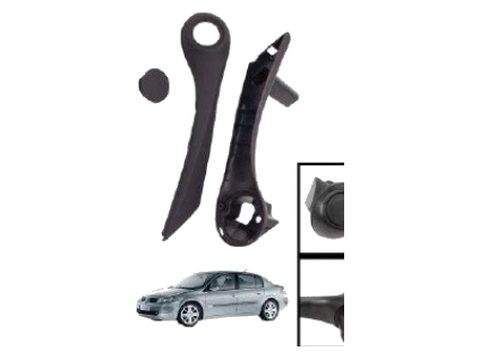 Megane 2 Kapı İç Çekme Kolçak Sol Taraf Siyah
