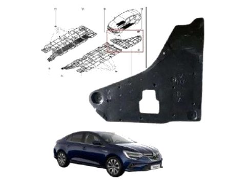 Megane 4 Sedan Alt muhafaza Plastiği