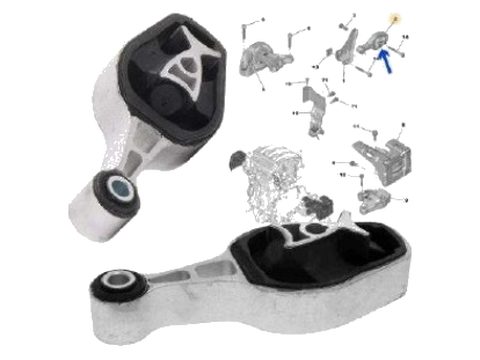 Peugeot 2008 208 308 Citroën C4 Cactus DS3 C4 II Sol Alt Motor Takozu 2010-2021