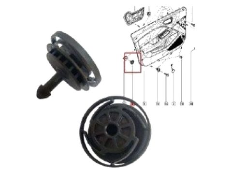 Renault Clio 5 Captur 2 Megane 4 Scenic 4 Arkana İç Döşeme Kapı Pano Klipsi