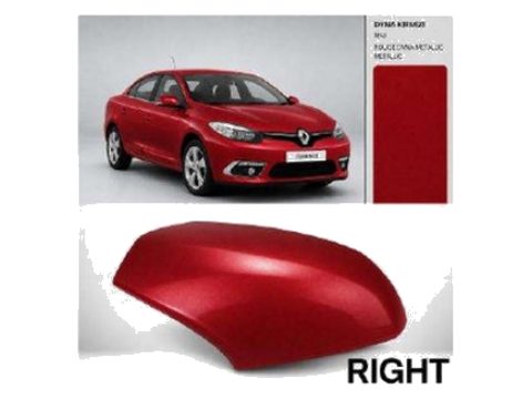 Fluence Ayna kapağı Sağ NNJ Dyna Kırmızı Rouge Dyna Metallic