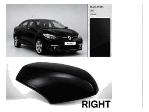 Fluence Ayna kapağı Sağ GNE Yıldız Siyah Noir Étoilé Diamond Black Pearl