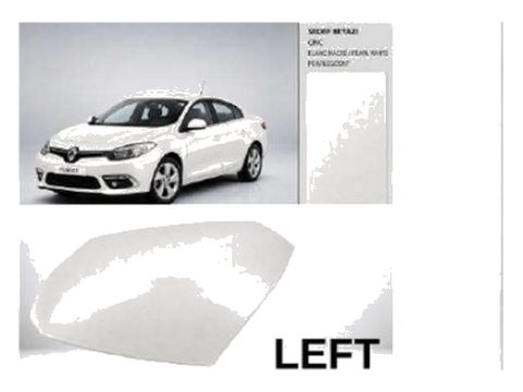 Fluence Ayna kapağı Sol QNC Sedef Beyazı Blanc Nacré / Pearl White