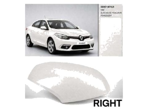 Fluence Ayna kapağı Sağ QNC Sedef Beyazı Blanc Nacré / Pearl White