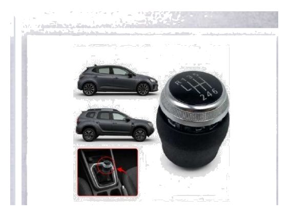 Renault Clio V Dacia Duster II 6 İleri Manuel Vites Topuzu
