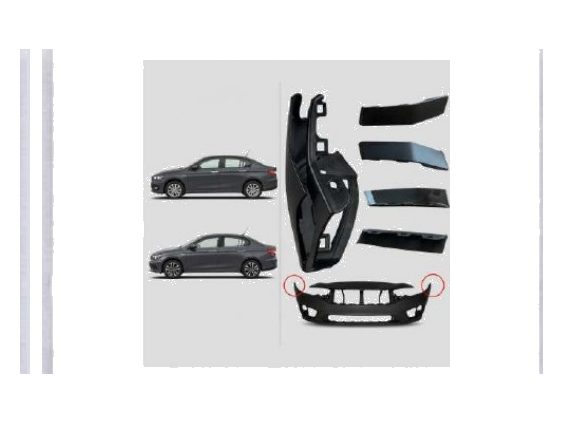 Fiat Egea Tipo Sedan 2015-2020 Ön Tampon Tamir Plastiği