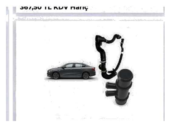 Fiat Egea 1.6 Multijet Otomatik Radyatör Alt Hortumu Çift Çıkışlı Rekor