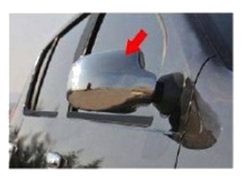 Sandero 1-2 Logan Mcv Ayna Kapak Takımı Krom