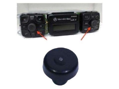 Mercedes Audio 10 Radyo Düğmesi Becker BE4400 - BE4500 Adet