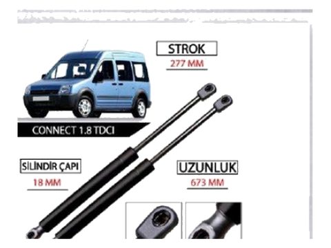 Bagaj Amortisörü Connect 1.8 TDCI 2002 +