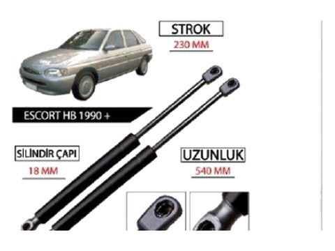 Bagaj Amortisörü Escort HB 1990 +