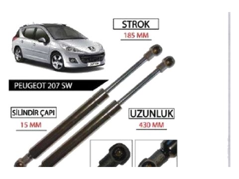 Bagaj Amortisörü Peugeot 207 SW