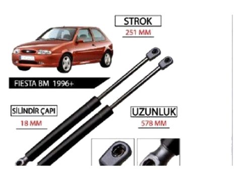 Bagaj Amortisörü Fiesta BM 1996+