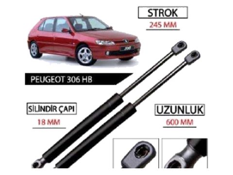 Bagaj Amortisörü Peugeot 306 HB