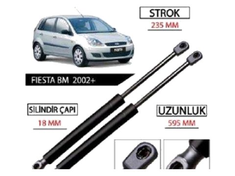 Bagaj Amortisörü Fiesta BM 2002+