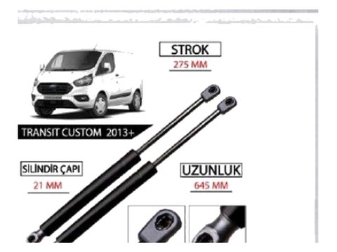 Bagaj Amortisörü Transit Custom V.362 2013+