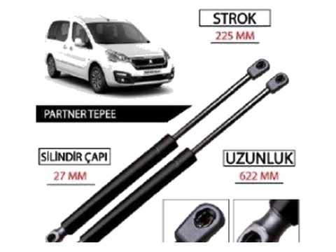 PARTNER BERLINGO TEPEE BAGAJ AMORTISORU