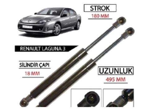 Renault Laguna 3 Bagaj Amortisörü