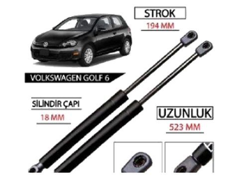 Golf 6 Bagaj Amortisörü