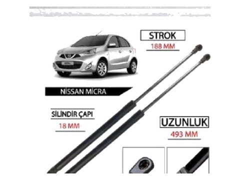 Nissan Micra Bagaj Amortisörü 2010 Sonrası