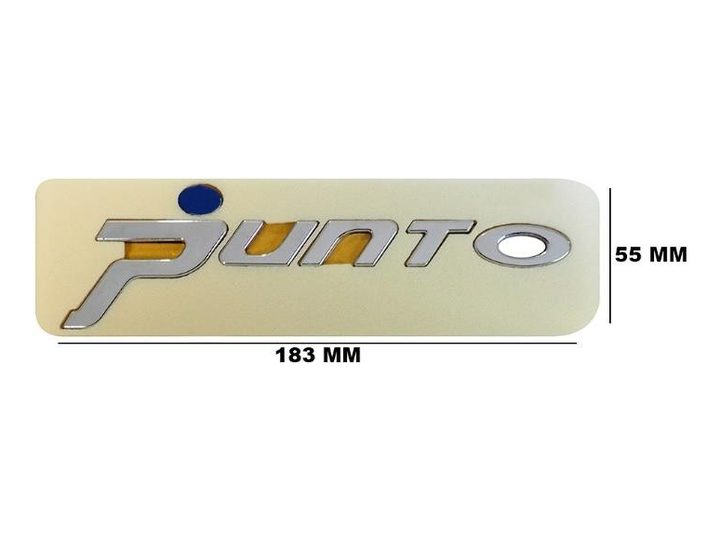 Punto Arka Yazı Mavi