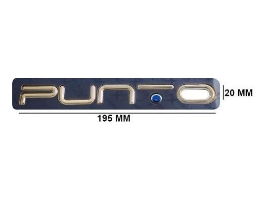 Punto Arka Yazı (mavi)