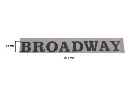 Broadway Kağıt Yazı (koyu Renk) – Renault-R.9