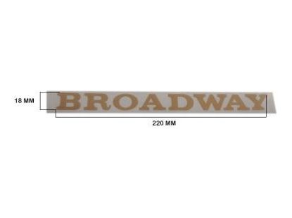 Broadway Kağıt Yazı (bal Köpük) – Renault-R.9