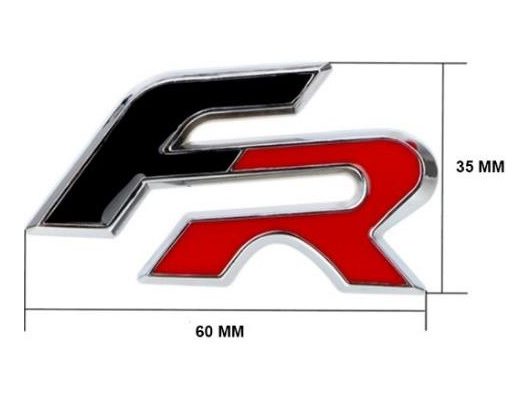 Yazı FR Kırmızı Kenarli ( F Kırmızı R Siyah) – Seat-FR