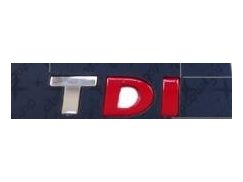 Yazı TDI İKİ Kırmızı 2CM*6CM – Volkswagen-Skoda / Golf-Fabia- Jetta