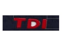 Yazı TDI Kırmızı 2CM*6CM – Volkswagen-Skoda / Golf-Fabia- Jetta