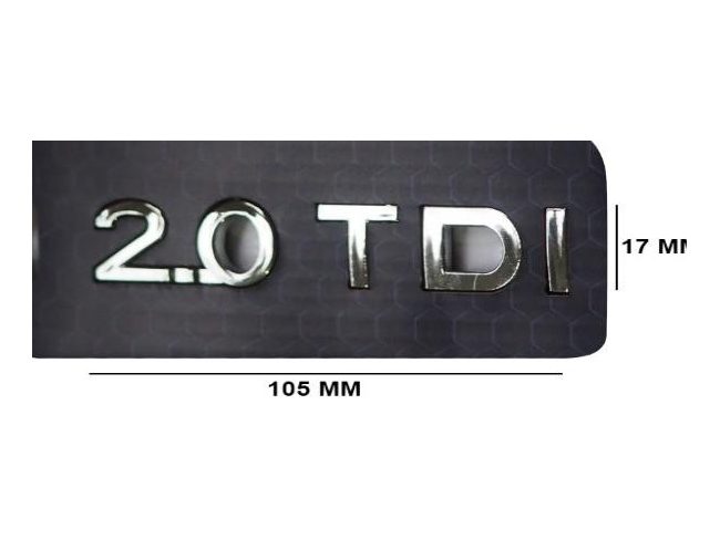 Yazı 2.0 TDI 1,7CM*105CM – Volkswagen