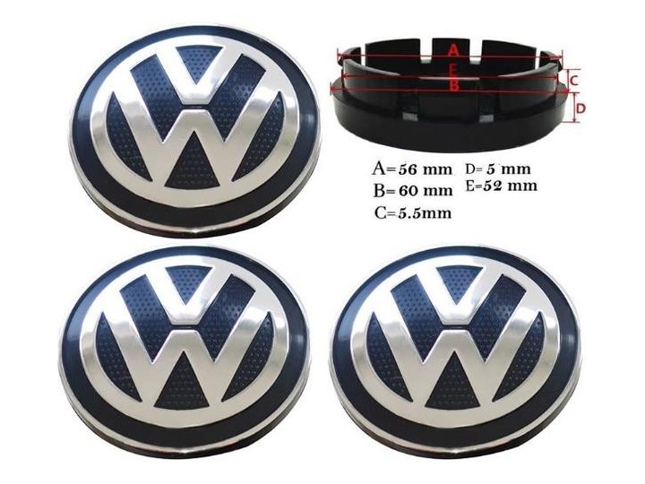 Jant Göbek Arması Komple (60Q) Tirtilli – Volkswagen