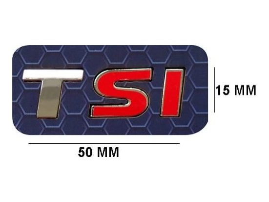 Yazı TSI İKİ Kırmızı 1,5CM*5CM – Volkswagen-TSI