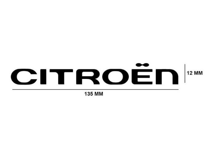 Yazı Citroen Siyah – Citroen-C5