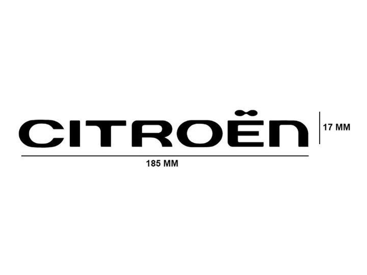 Yazı Citroen Siyah – Citroen-C3-C4
