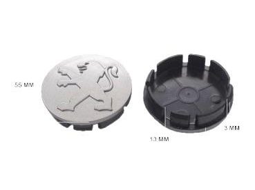 Jant Göbek Arması Nikel 60-56MM (gri) – Peugeot