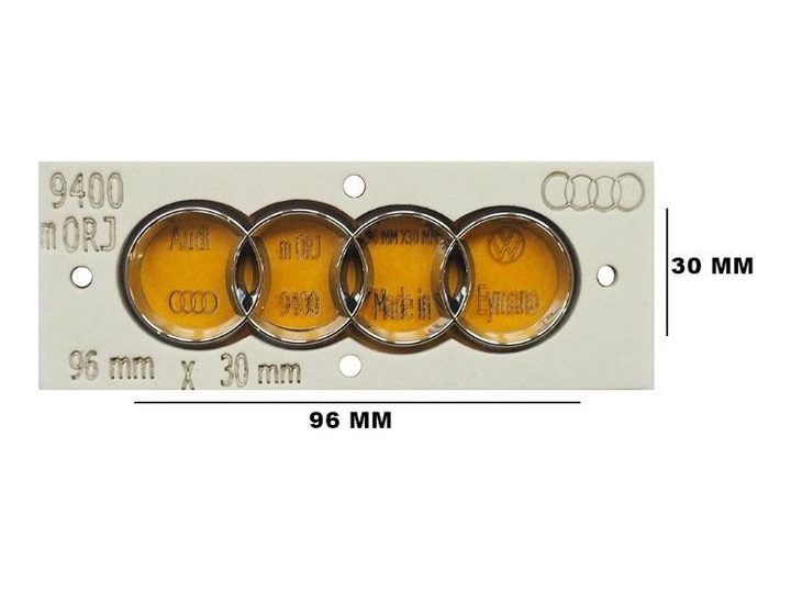 Bagaj Arması 96MMX30MM – Audi