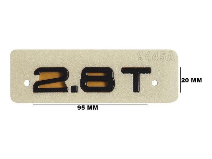 Yazı 2.8 T Siyah – Audi - 2.8 T