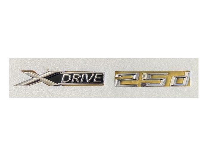 Arka Bagaj Yazısı Krom – Xdrive 25d