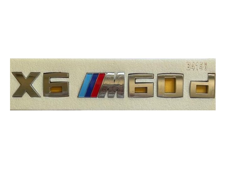 Yazı X6 M60D Crom – BMW