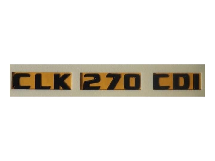 Mercedes Benz CLK 270 CDI Yazısı
