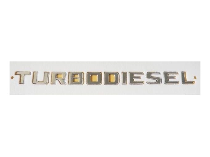 Mercedes Benz Turbo Diesel Yazısı