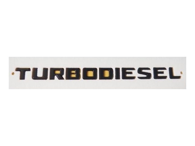 Mercedes Benz Turbo Diesel Yazısı